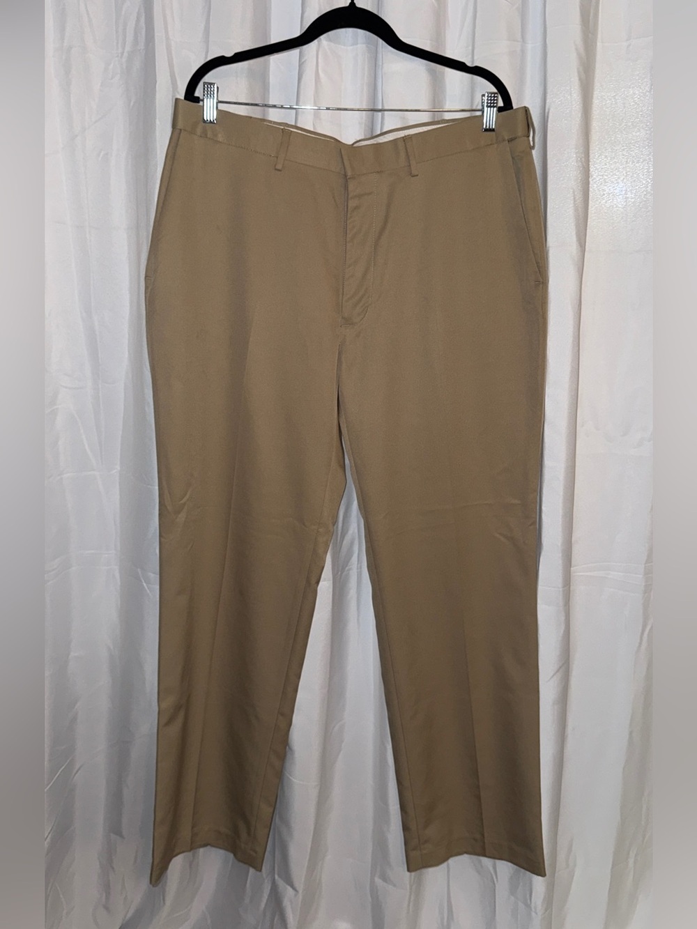 Haggar Khaki Straight-Leg Chinos